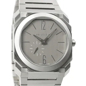 Octo Finissimo Grey Dial in Steel