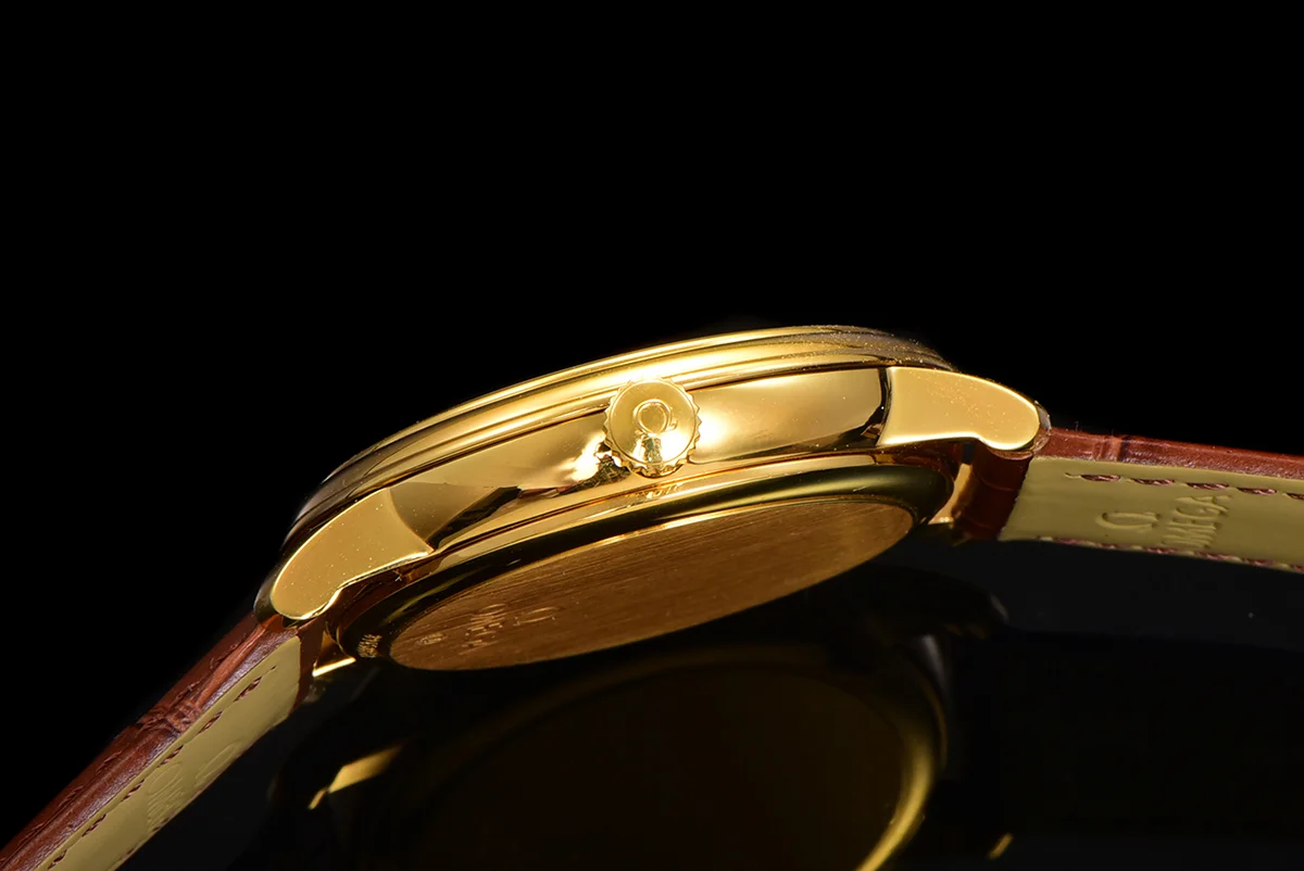 Omega De Ville Prestige Co‑Axial Master Chronometer 40mm Silver Dial in Yellow Gold