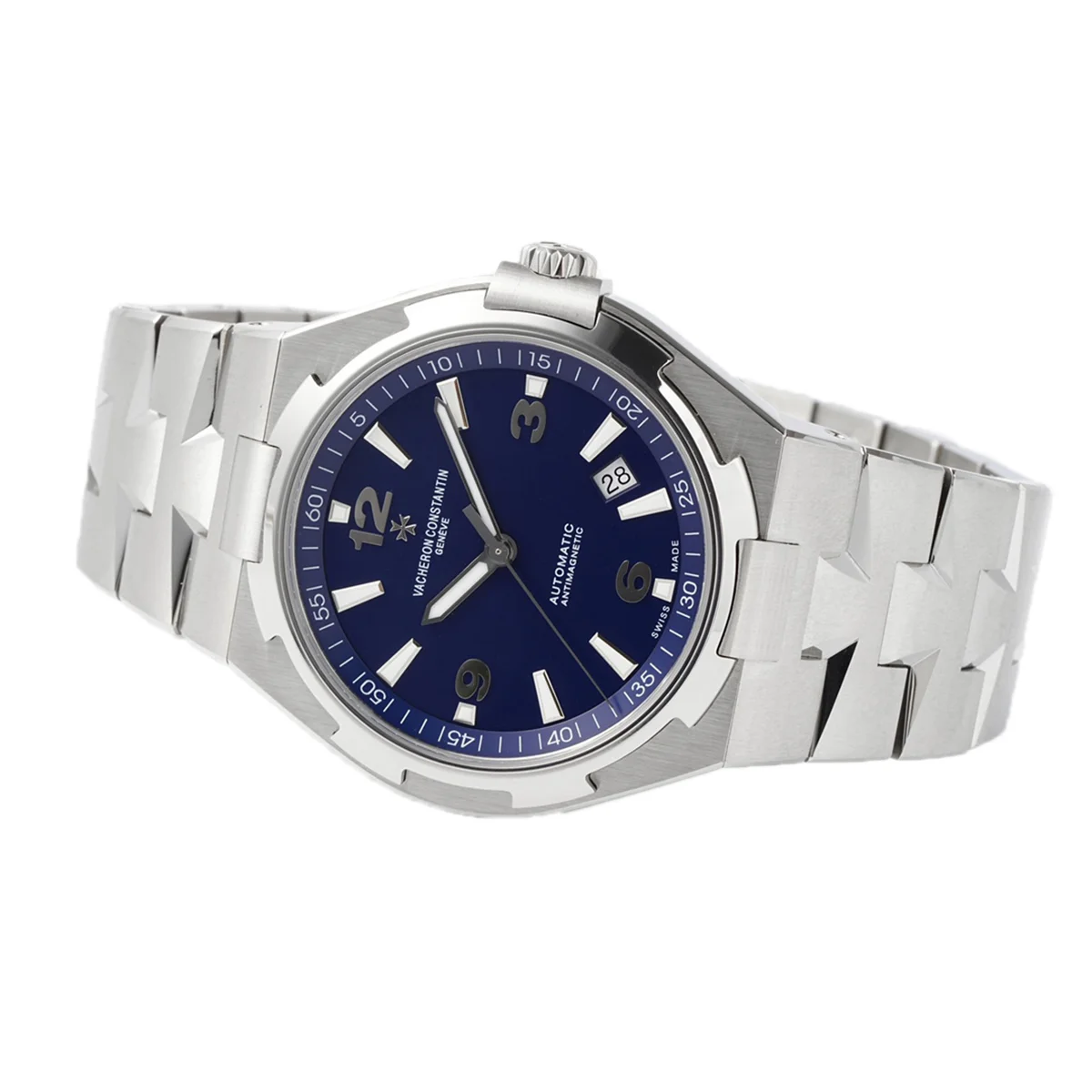 Overseas Automatic 47040 Blue Dial in Steel