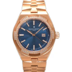 Overseas Blue Dial Ref. 4205 35mm in Rose Gold