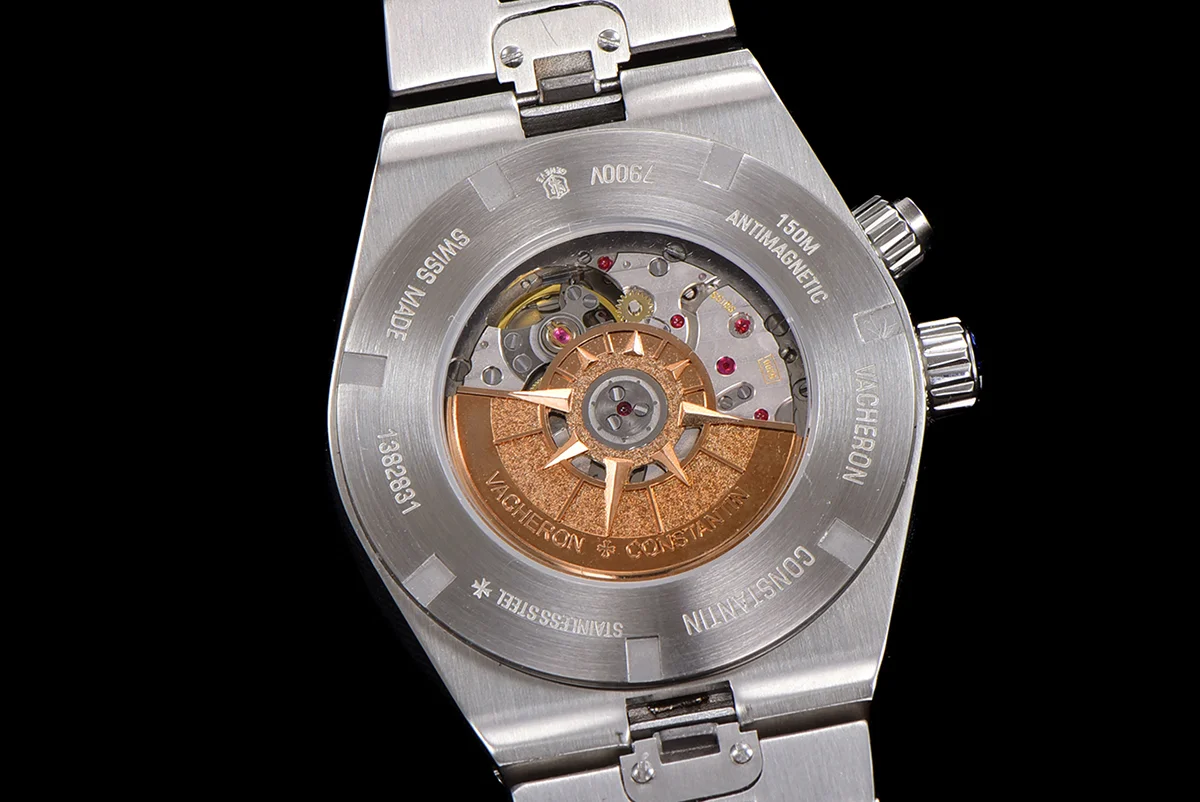 Overseas Dual Time Blue Dial in Steel Ref. 7900V/110A-B334