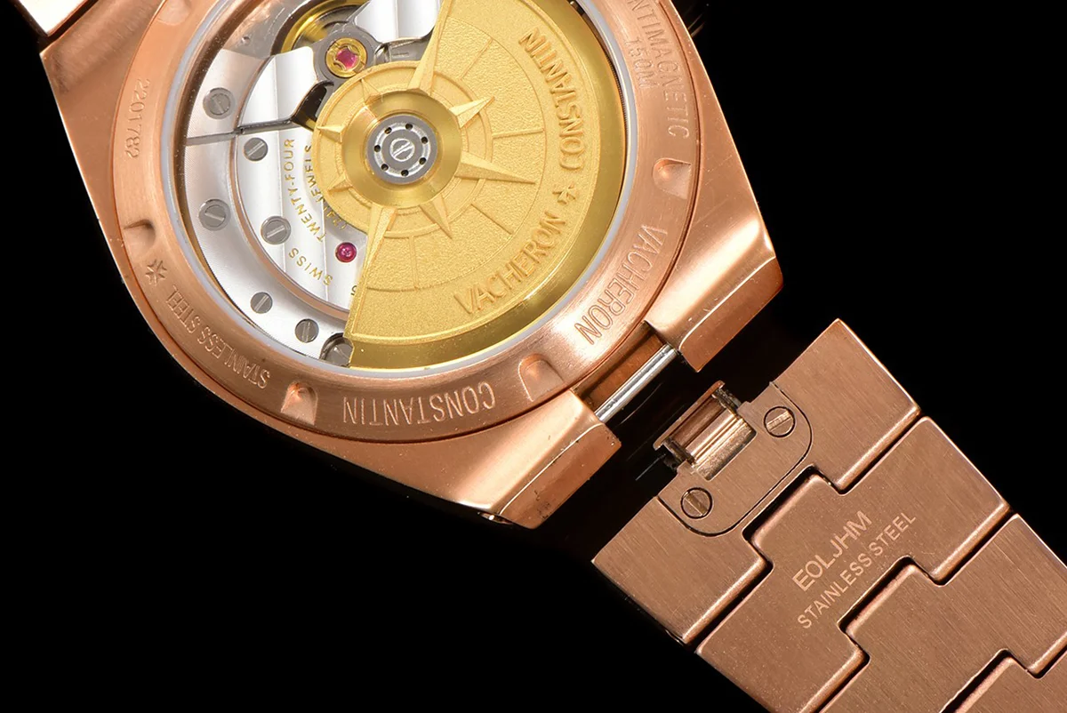 Overseas Pink Dial Ref. 4205 35mm in Rose Gold
