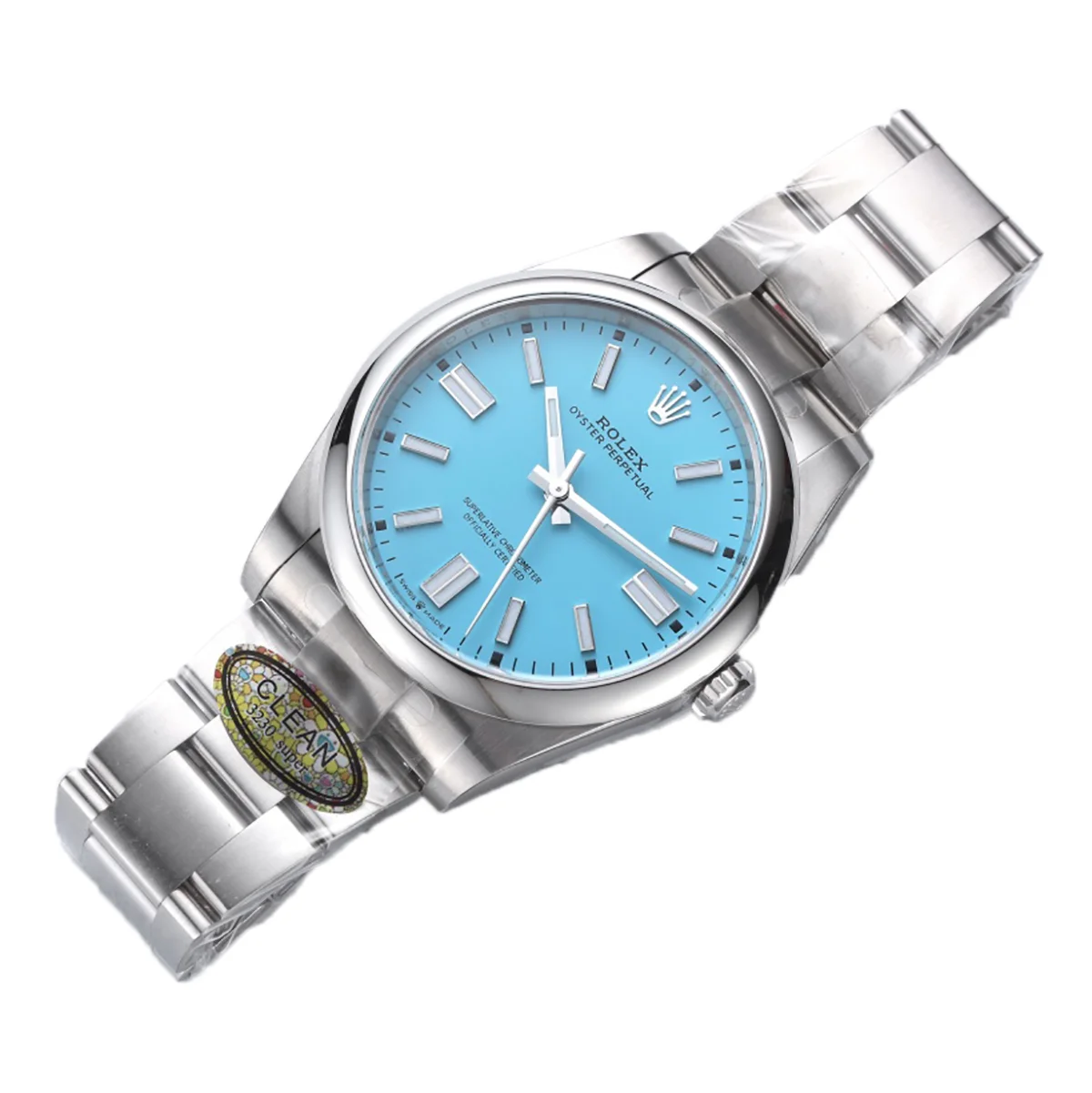 Oyster Perpetual 41mm Turquoise Blue Dial 124300