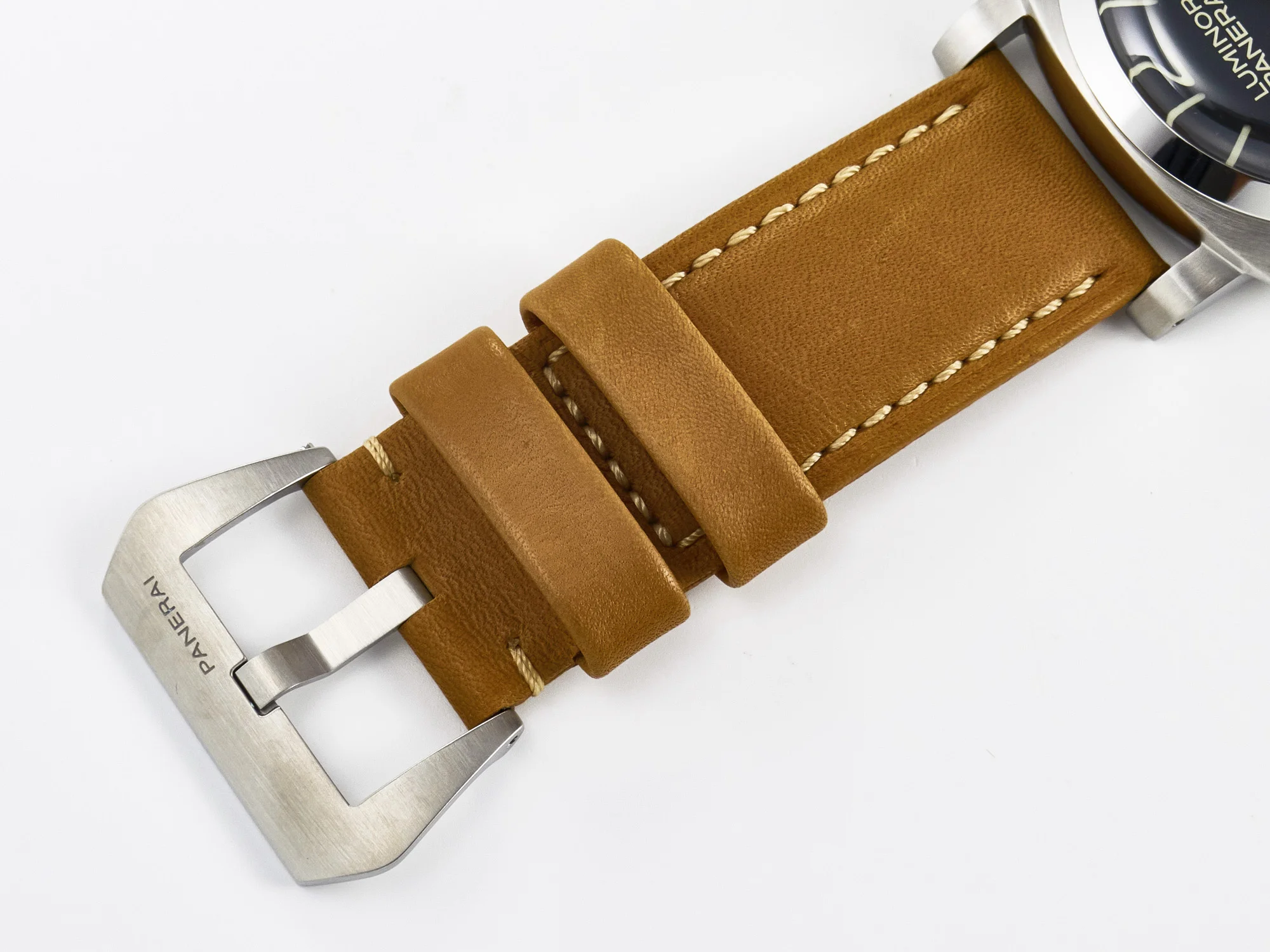 PAM127 E VSF 1:1 Best Edition on Brown Leather Strap A6497 with Y-Incabloc