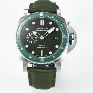 PAM1287 V TTF 1:1 Best Edition Green Dial on Green Nylon Strap P900