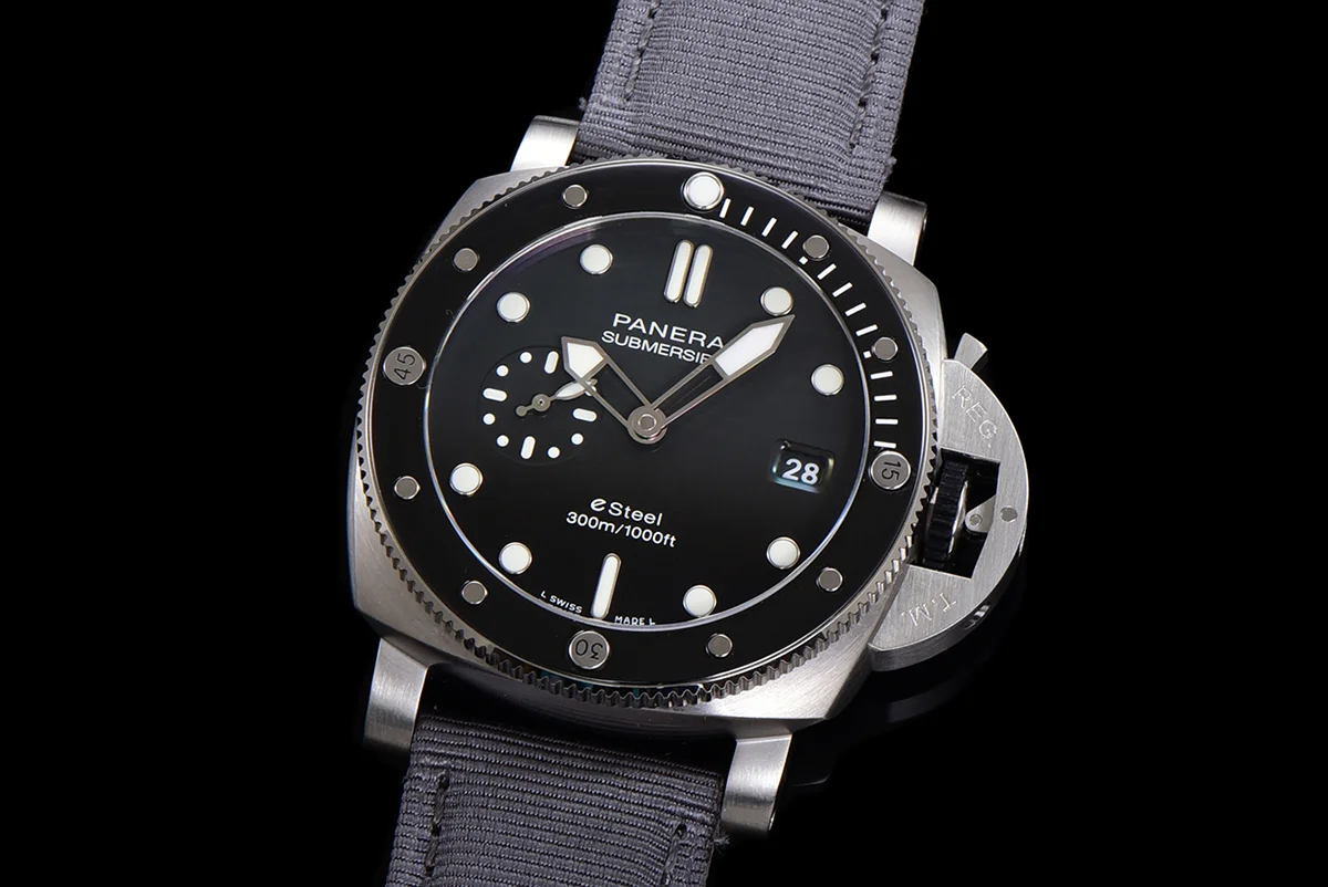 PAM1288 Submersible QuarantaQuattro ESteel™ Grigio Roccia 44mm