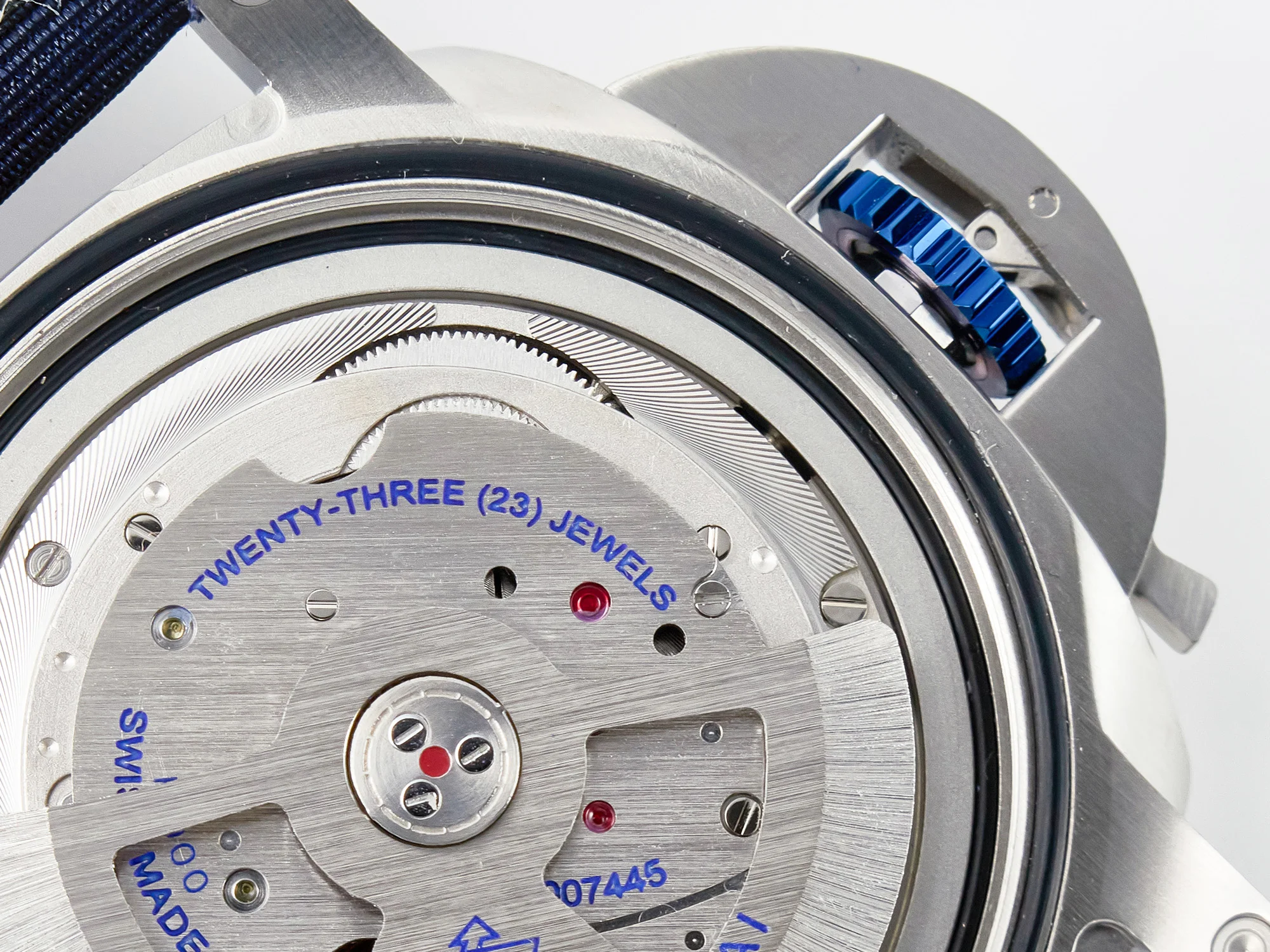 PAM1289 V TTF 1:1 Best Edition Blue Dial on Blue Nylon Strap P900
