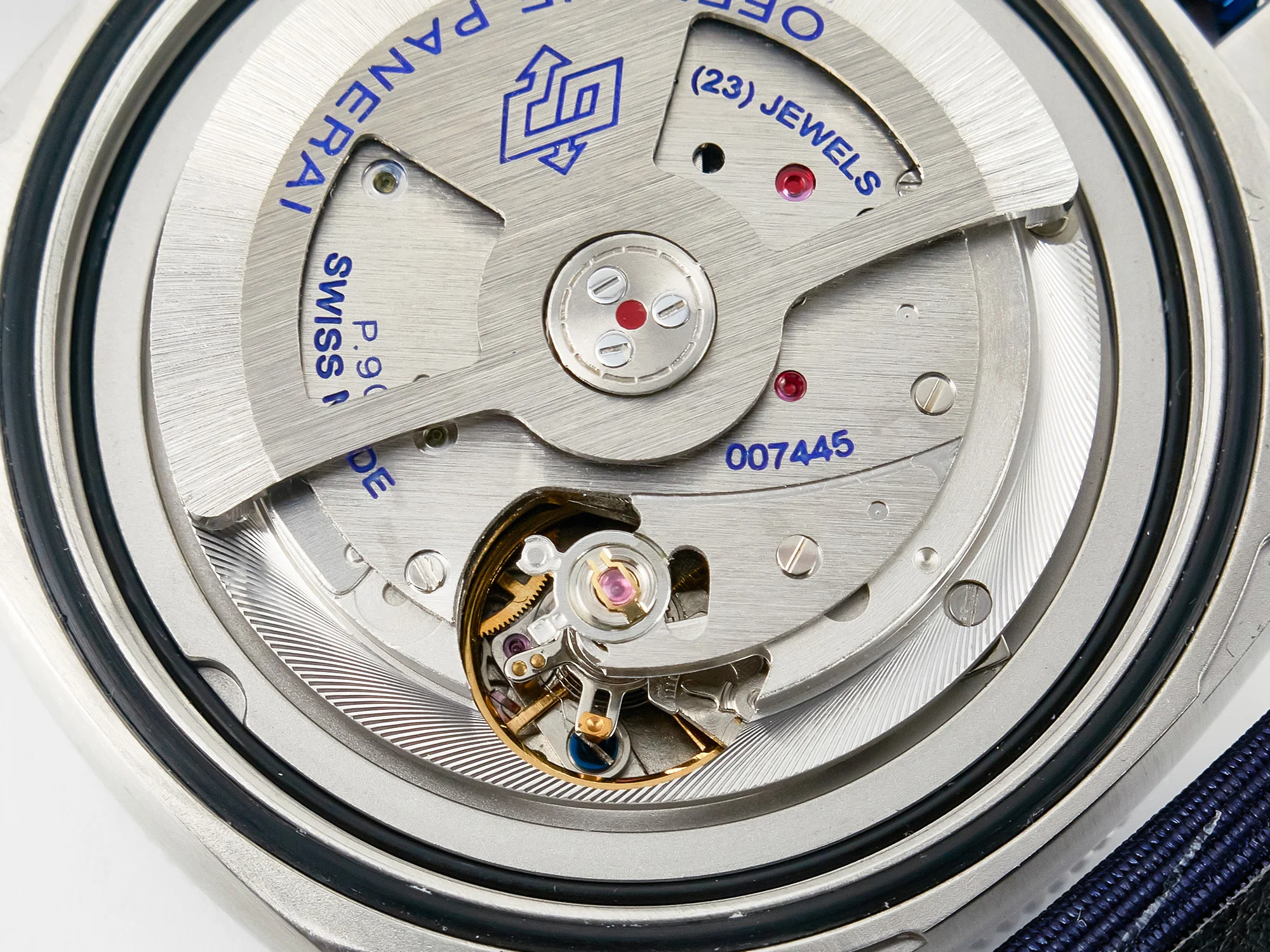 PAM1289 V TTF 1:1 Best Edition Blue Dial on Blue Nylon Strap P900