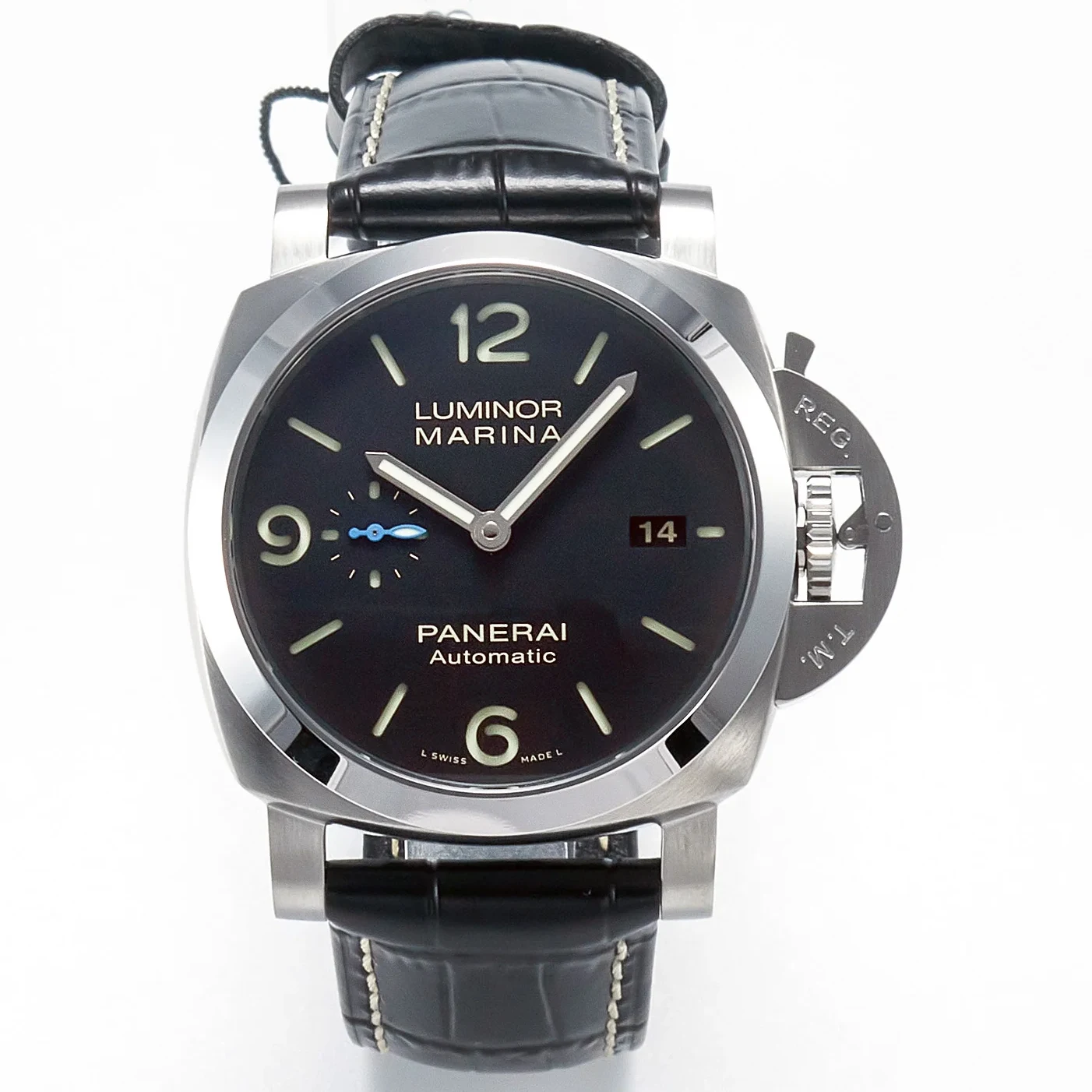 PAM1312 W VSF 1:1 Best Edition Black Dial on Black Leather Strap P.9010 Clone