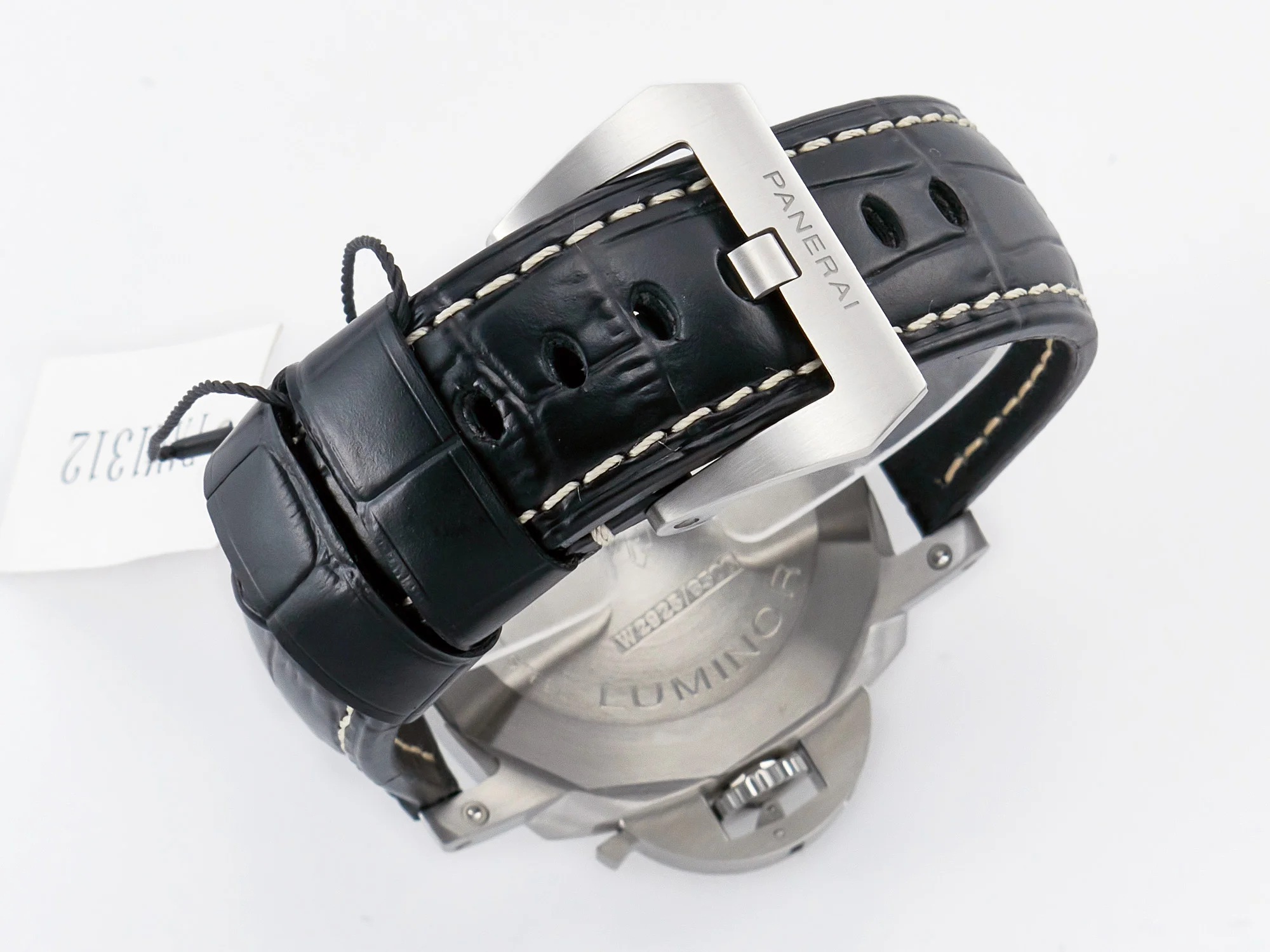 PAM1312 W VSF 1:1 Best Edition Black Dial on Black Leather Strap P.9010 Clone