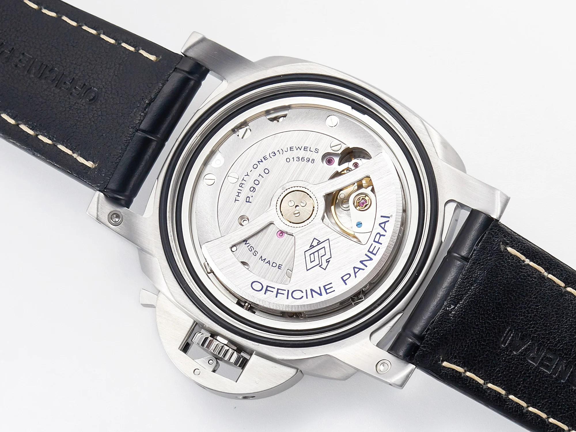 PAM1312 W VSF 1:1 Best Edition Black Dial on Black Leather Strap P.9010 Clone