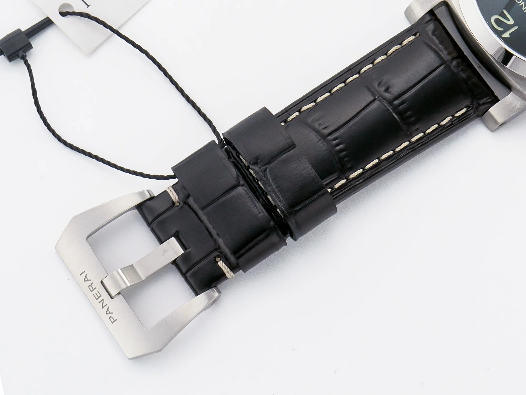 PAM1312 W VSF 1:1 Best Edition Black Dial on Black Leather Strap P.9010 Clone