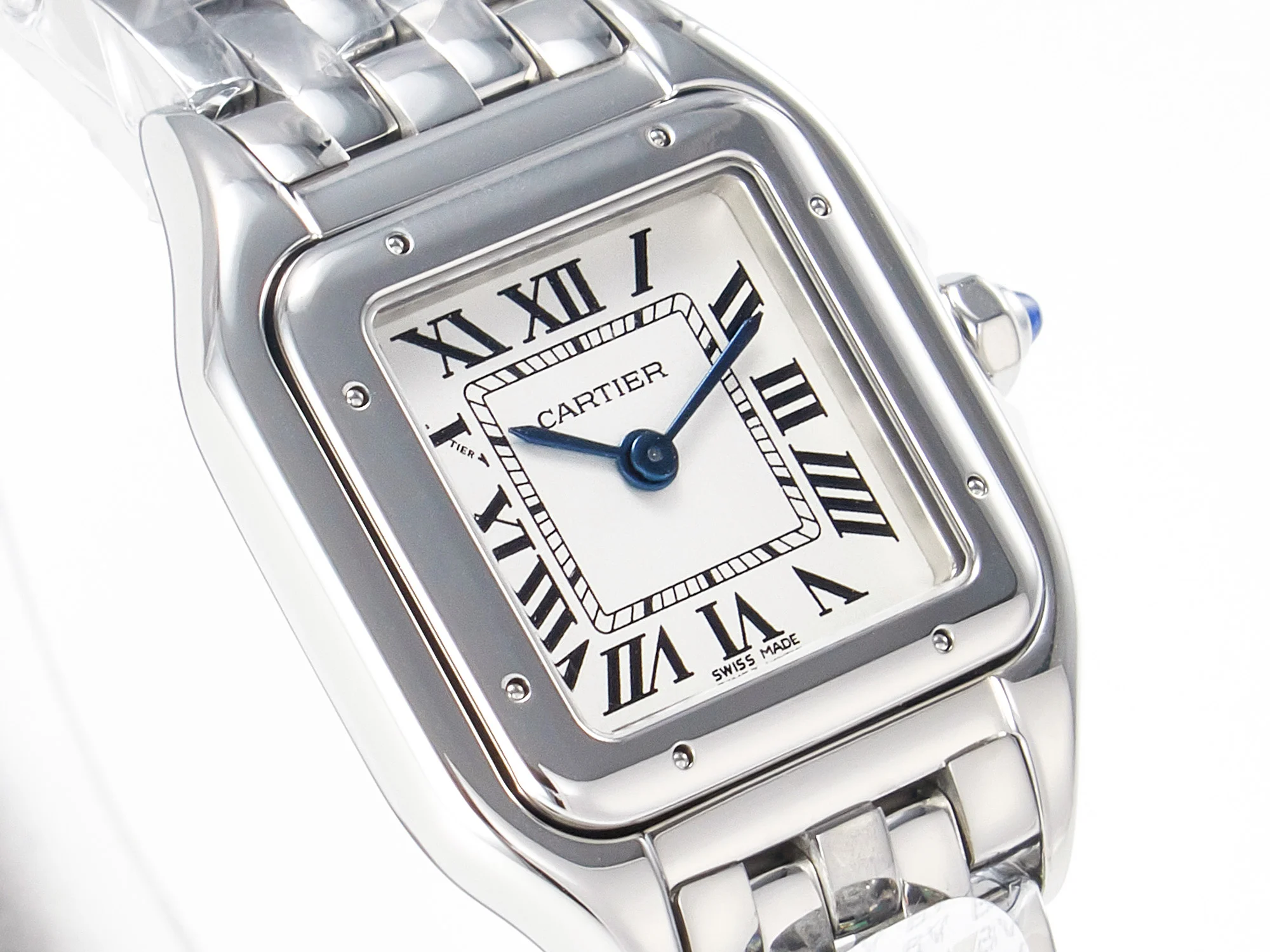 Panthère Secrete De Ladies 27mm SS BVF 1:1 Best Edition White Dial on SS Bracelet Ronda Quartz