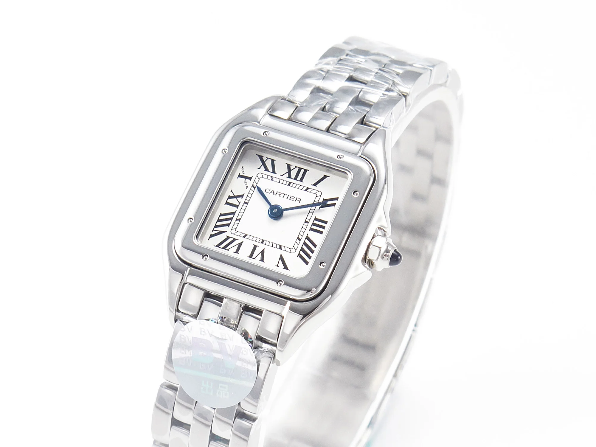 Panthère Secrete De Ladies 27mm SS BVF 1:1 Best Edition White Dial on SS Bracelet Ronda Quartz