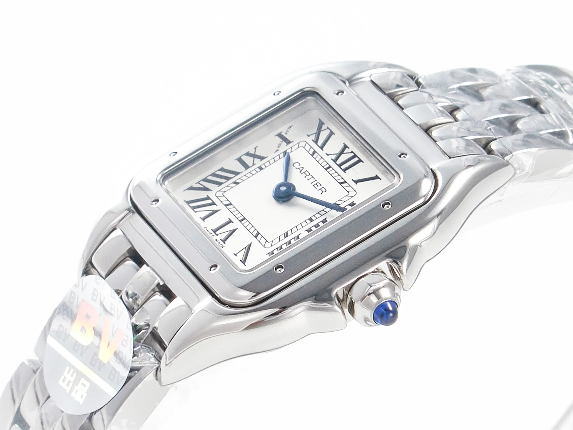 Panthère Secrete De Ladies 27mm SS BVF 1:1 Best Edition White Dial on SS Bracelet Ronda Quartz