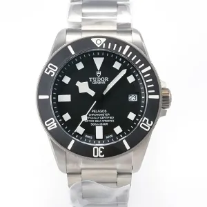 Pelagos Titanium Black Ceramic XF 1:1 Best Edition Black Dial on Titanium Bracelet A2824
