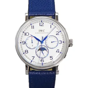 Portofino Perpetual Calendar IW3446 White Dial in Steel