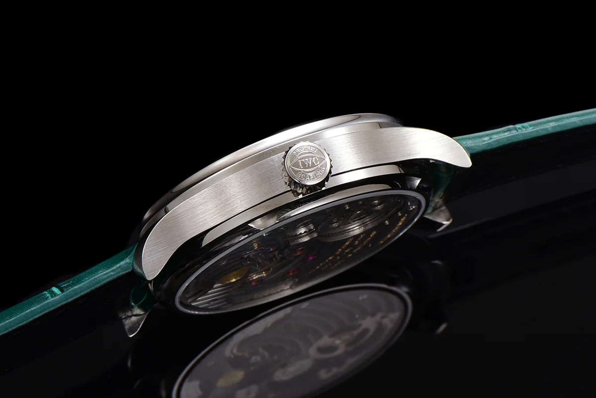 Portugese Tourbillon Green Dial on Steel