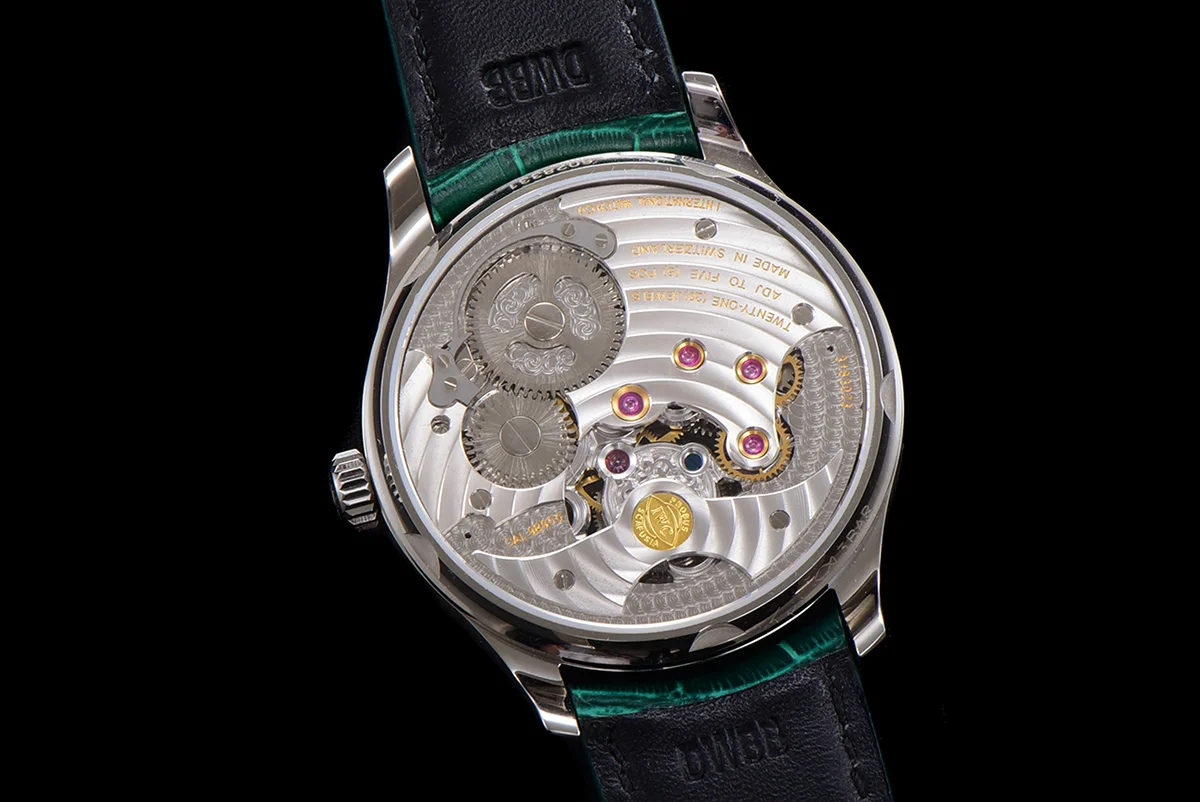 Portugese Tourbillon Green Dial on Steel