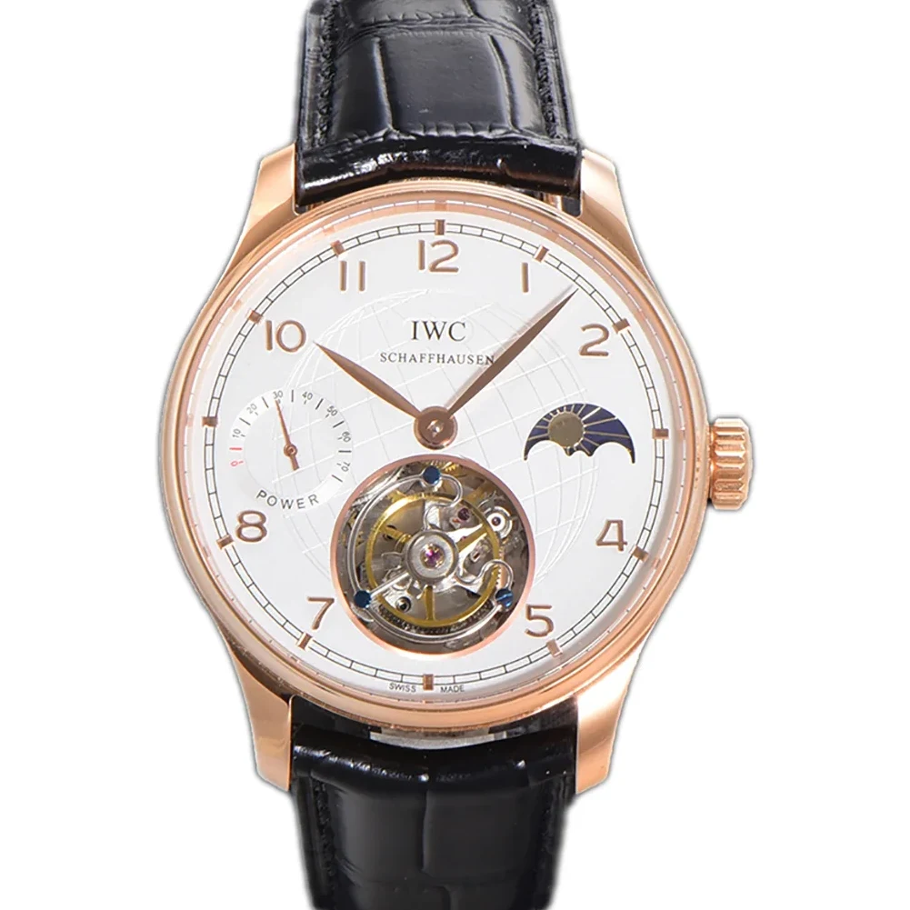 Portugese Tourbillon White Dial on Rose Gold