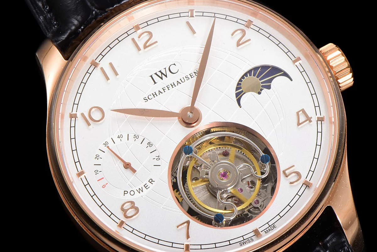 Portugese Tourbillon White Dial on Rose Gold