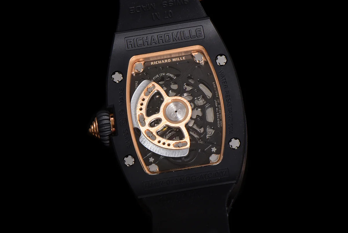 RM 007 Automatic Ladies Ceramique Noire Serti