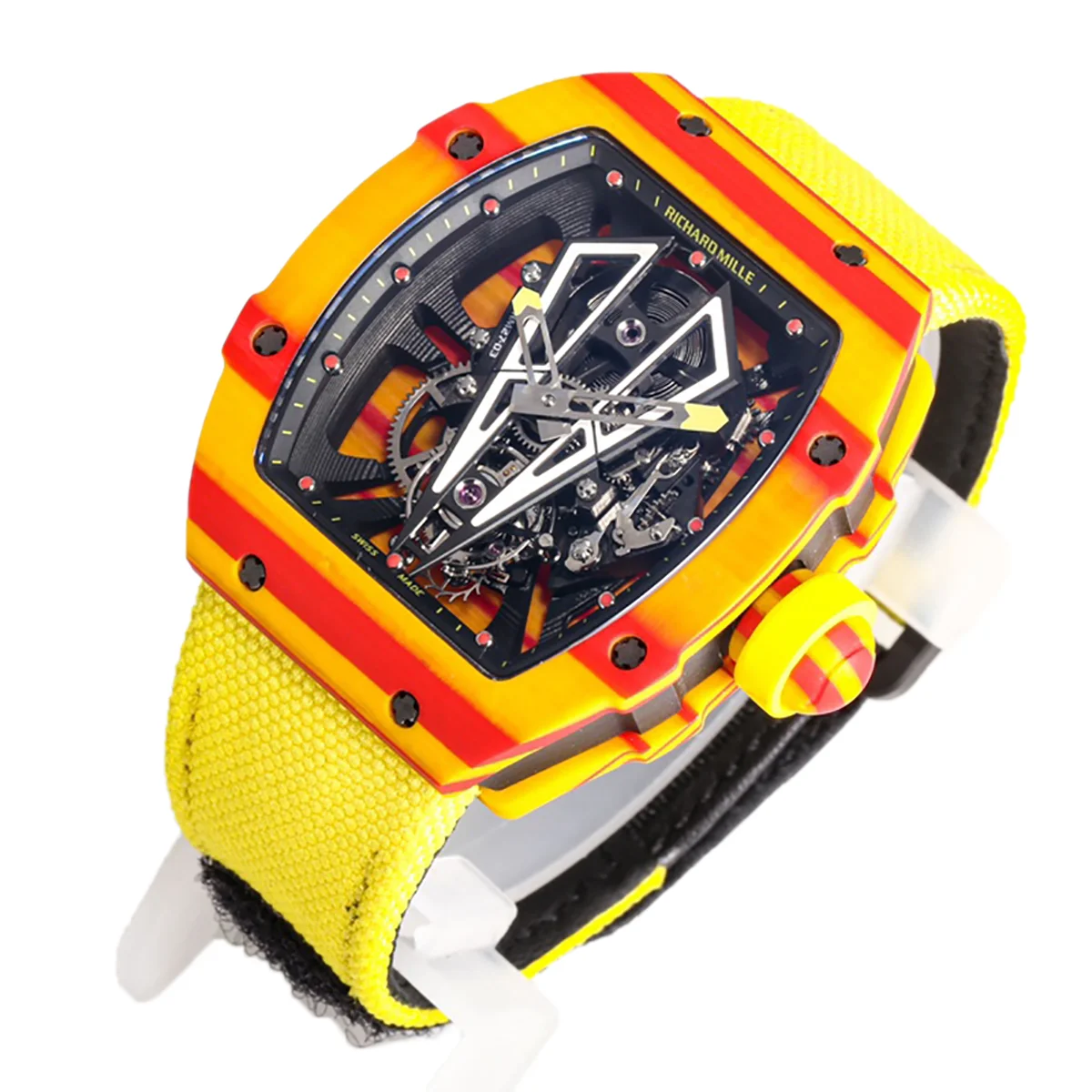 RM 027-03 Tourbillon Rafael Nadal Yellow TPT Quartz