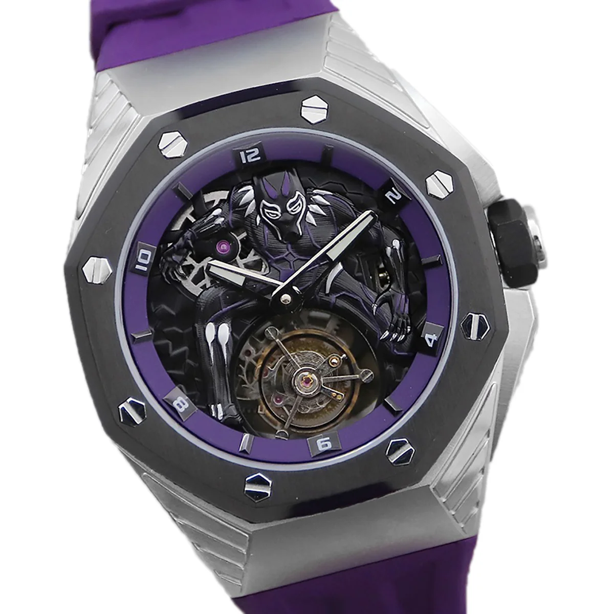 Royal Oak Concept “Black Panther” Flying Tourbillon 26620