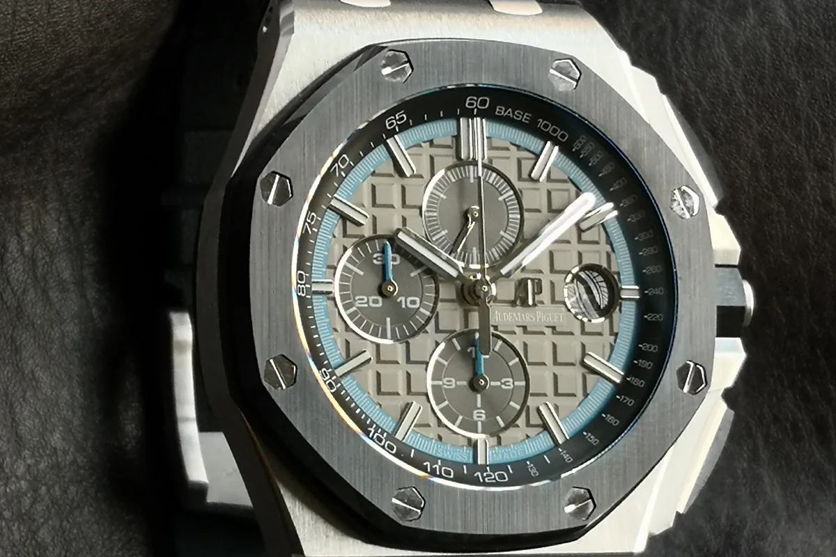 Royal Oak Offshore Novelty 44mm Grey Dial with Ceramic Bezel in Steel