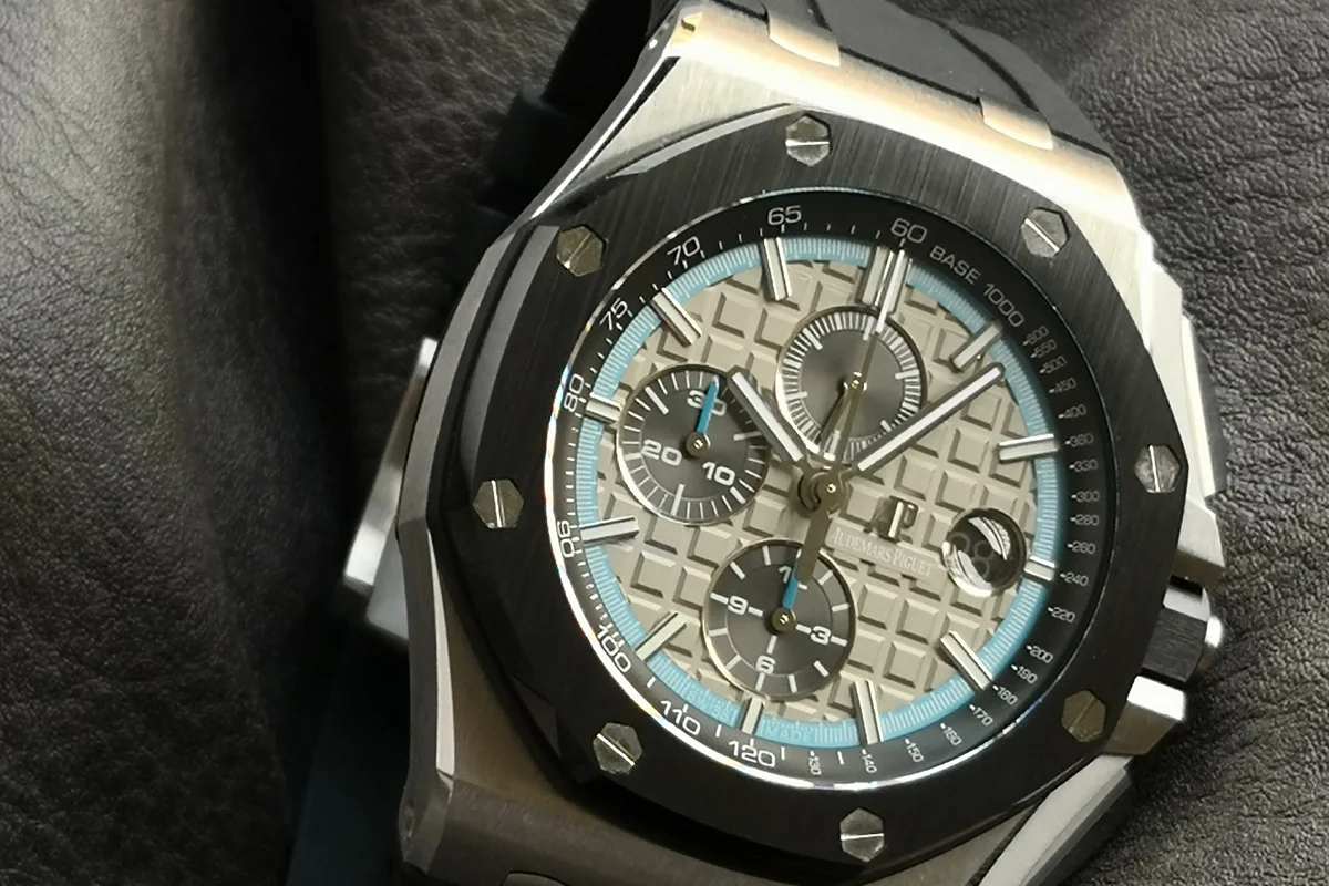 Royal Oak Offshore Novelty 44mm Grey Dial with Ceramic Bezel in Steel