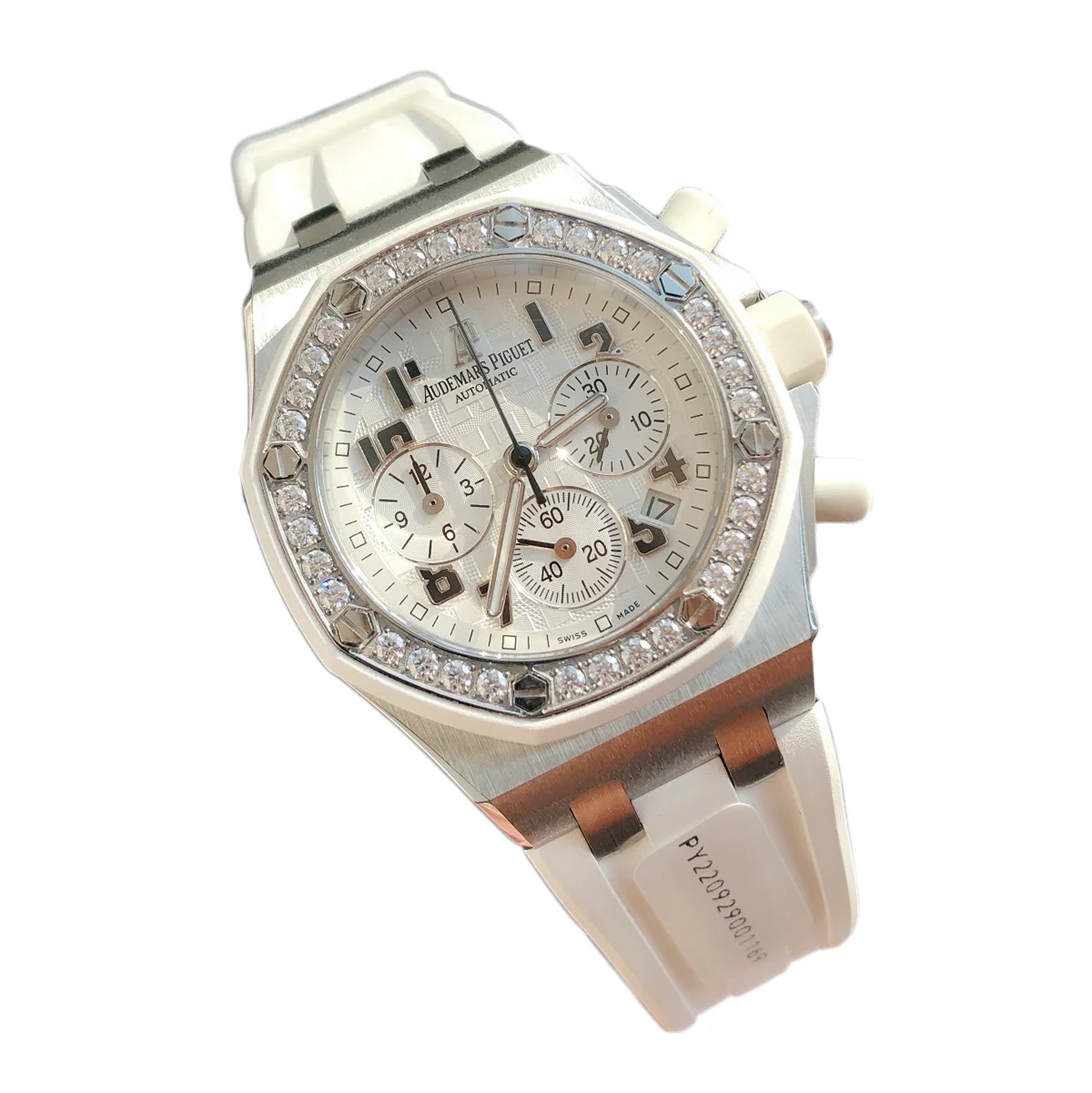 Royal Oak Offshore Selfwinding Chronograph 37mm White Dial in Steel 26231ST