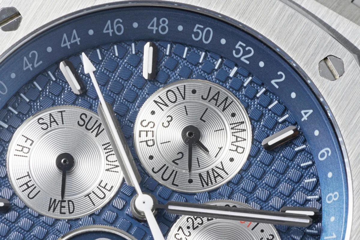 Royal Oak Perpetual Calendar 26613 Blue Dial in Steel