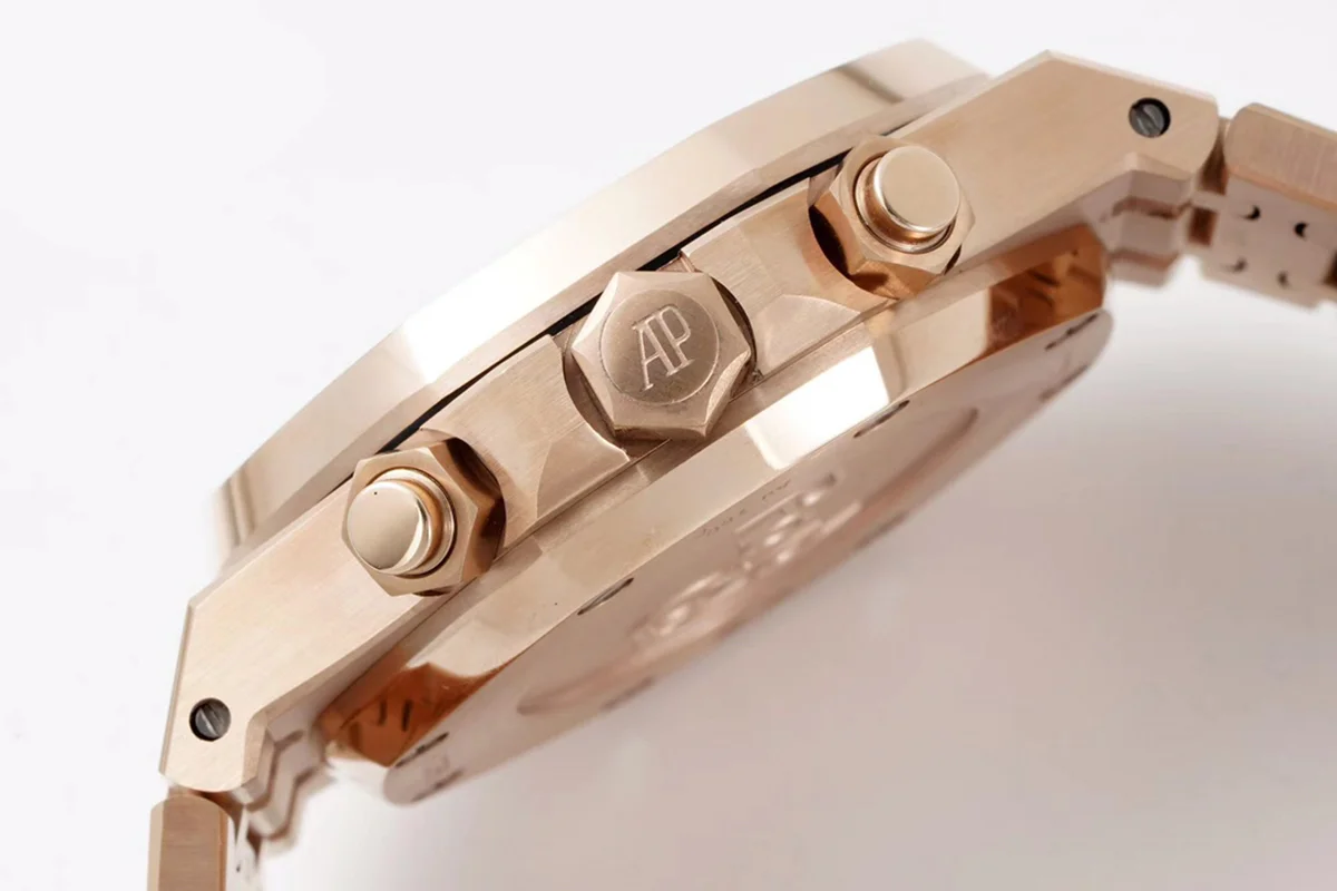 Royal Oak Self-Winding Chronograph Green Dial in Rose Gold