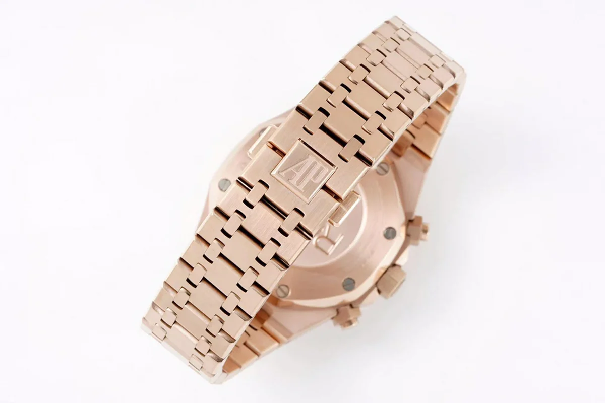 Royal Oak Self-Winding Chronograph Green Dial in Rose Gold