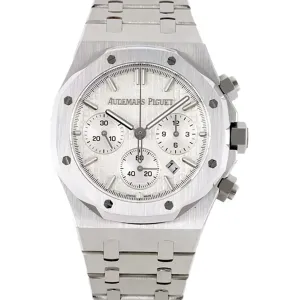 Royal Oak Self-Winding Chronograph White Dial in Steel
