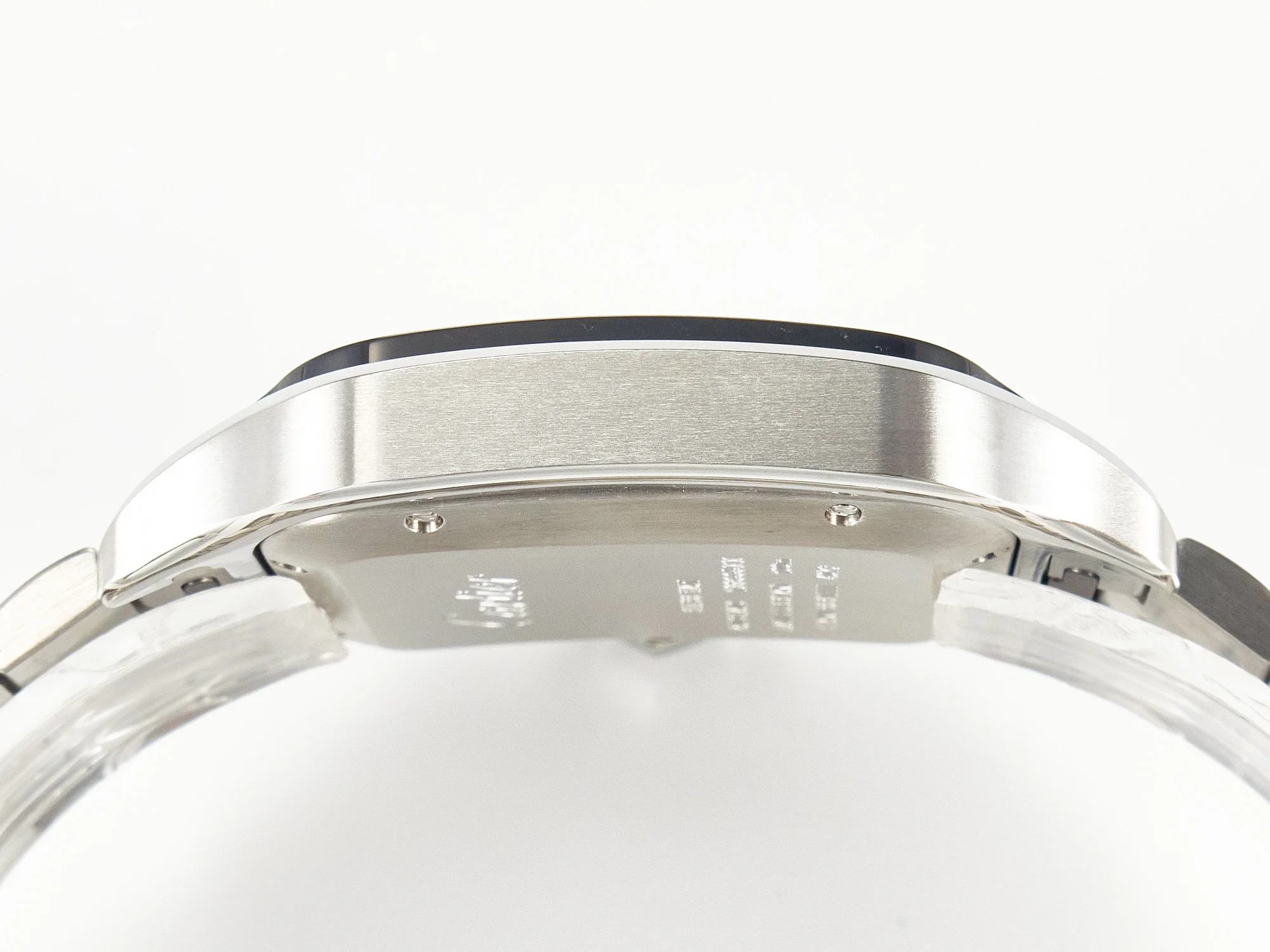 Santos de Cartier 40mm 2018 BVF 1:1 Best Edition Gray Bezel Gray Dial on SS SmartLinks Bracelet MIYOTA 9015