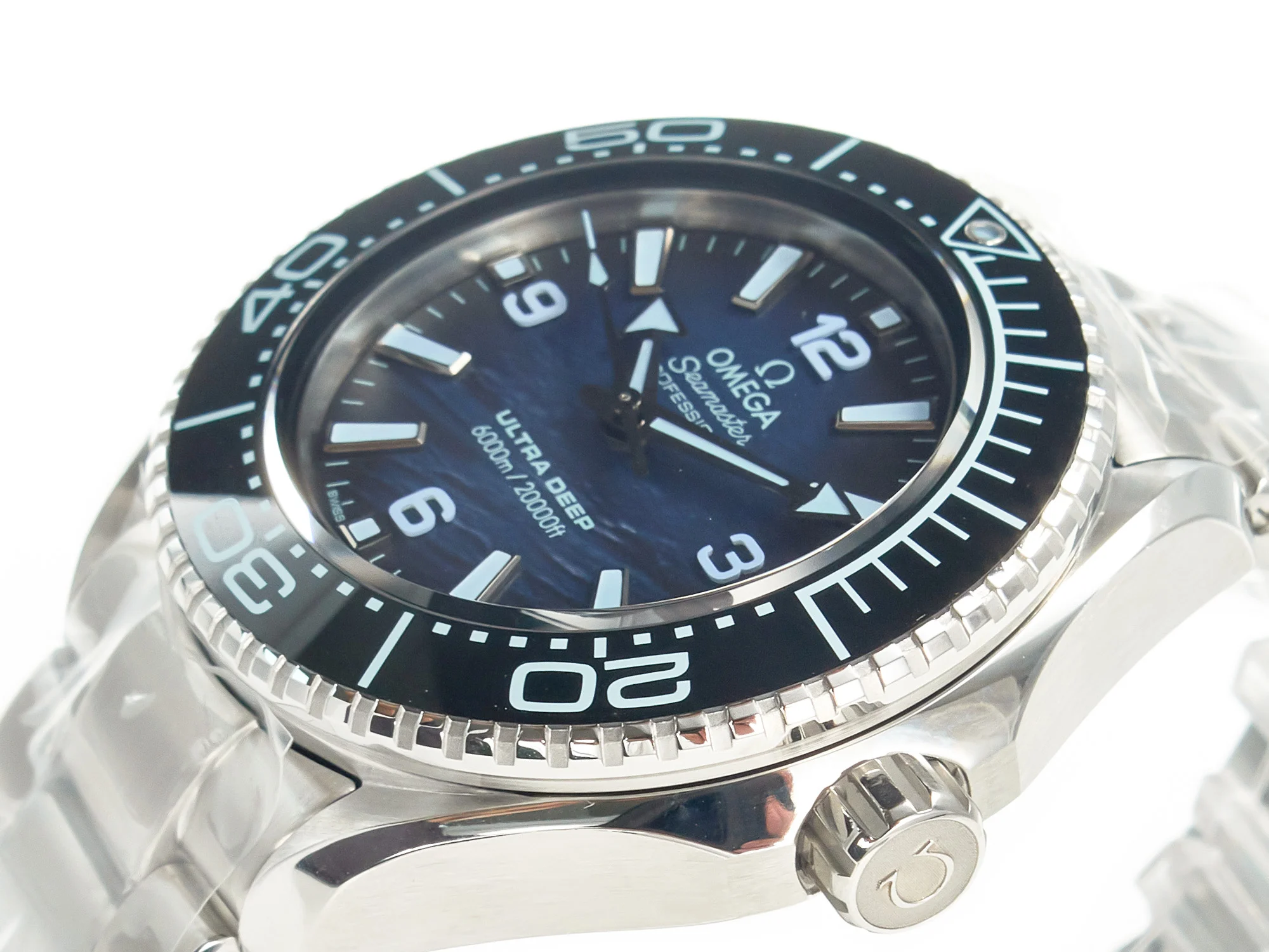 Seamaster ULTRA DEEP 6000M SS VSF 1:1 Best Edition Summer Blue Dial on SS Bracelet A8912