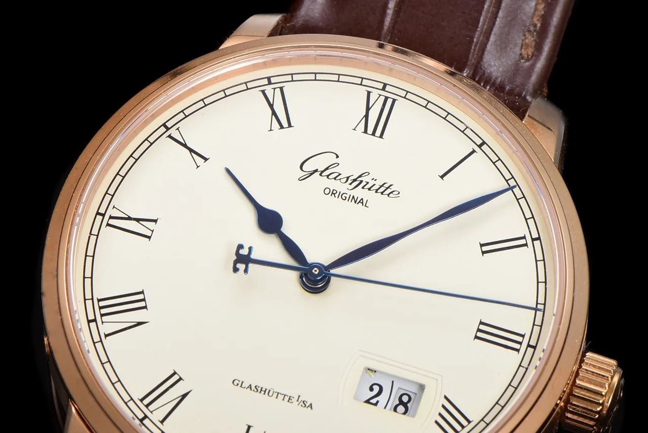 Senator White Dial in Rose Gold
