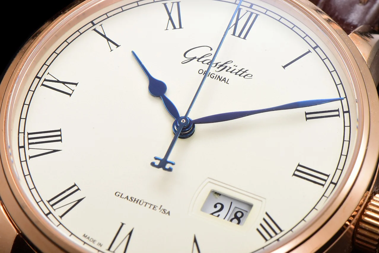 Senator White Dial in Rose Gold