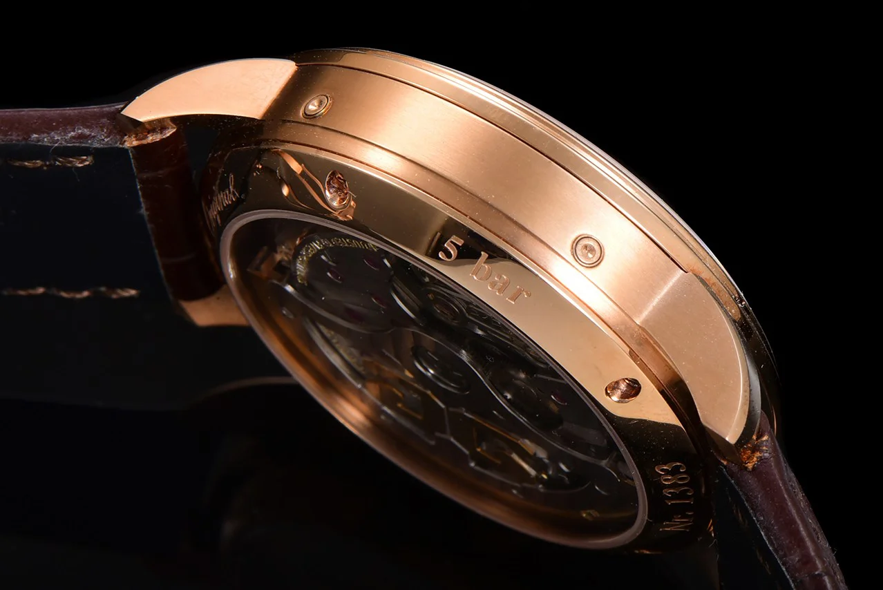 Senator White Dial in Rose Gold