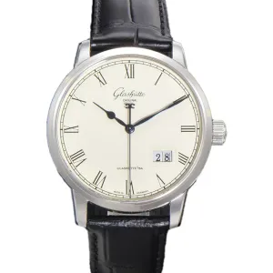 Senator White Dial in Steel