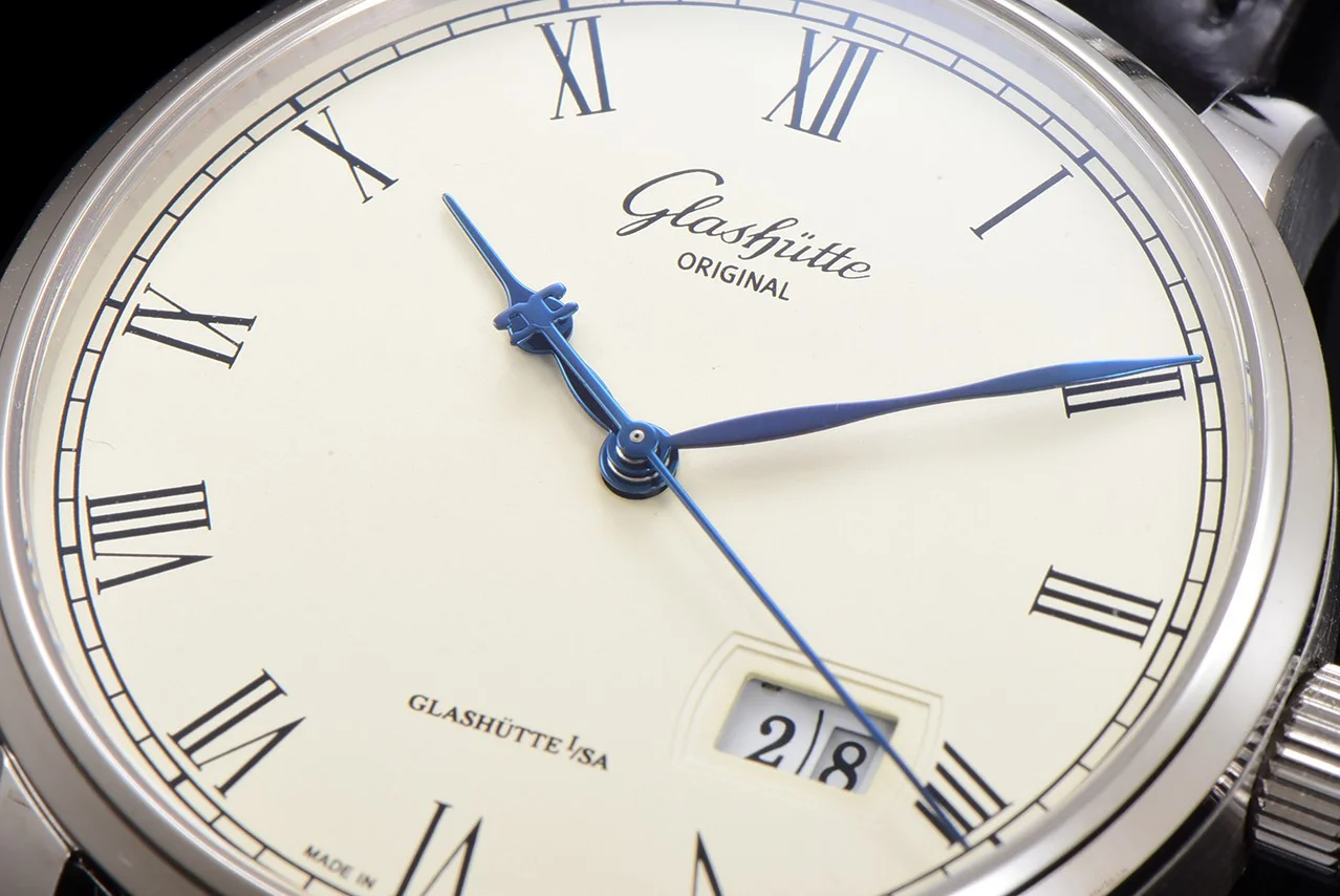 Senator White Dial in Steel