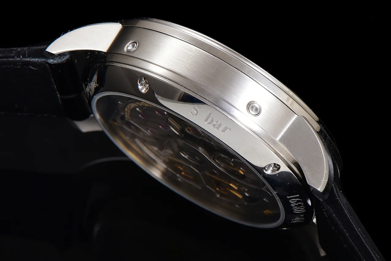 Senator White Dial in Steel