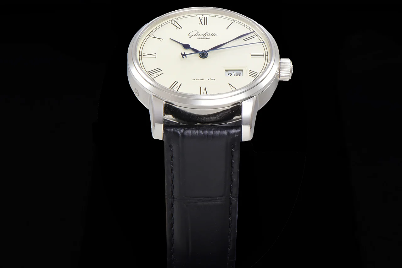 Senator White Dial in Steel