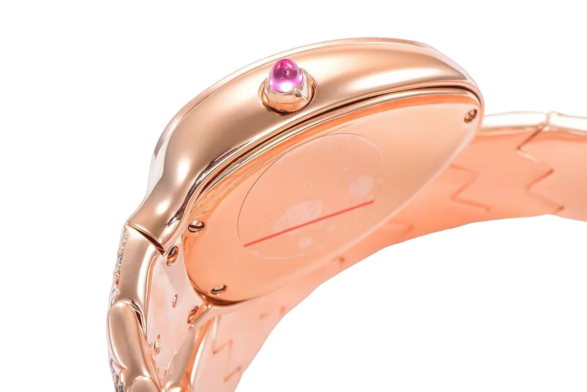 Serpenti Seduttori Watch White Dial in Rose Gold with Diamonds