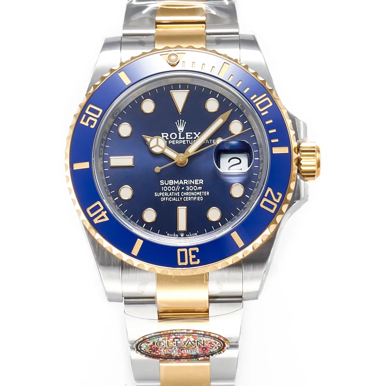 Submariner 126613LB 41mm Clean 1:1 Best Edition YG/SS Blue Dial VR3235