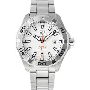 Tag Heuer Aquaracer Caliber 5 White Dial Ref. WAN2013.BA09