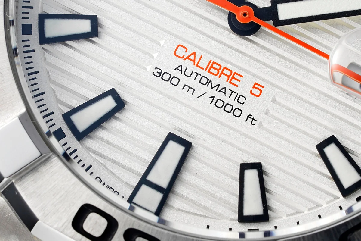 Tag Heuer Aquaracer Caliber 5 White Dial Ref. WAN2013.BA09