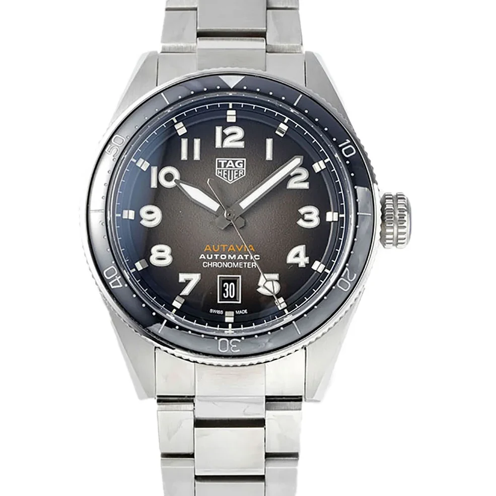 Tag Heuer Autavia Caliber 5 Black Dial with Black Ceramic Bezel