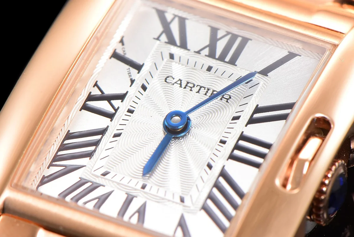 Tank Anglaise 30.2mm White Dial in Rose Gold